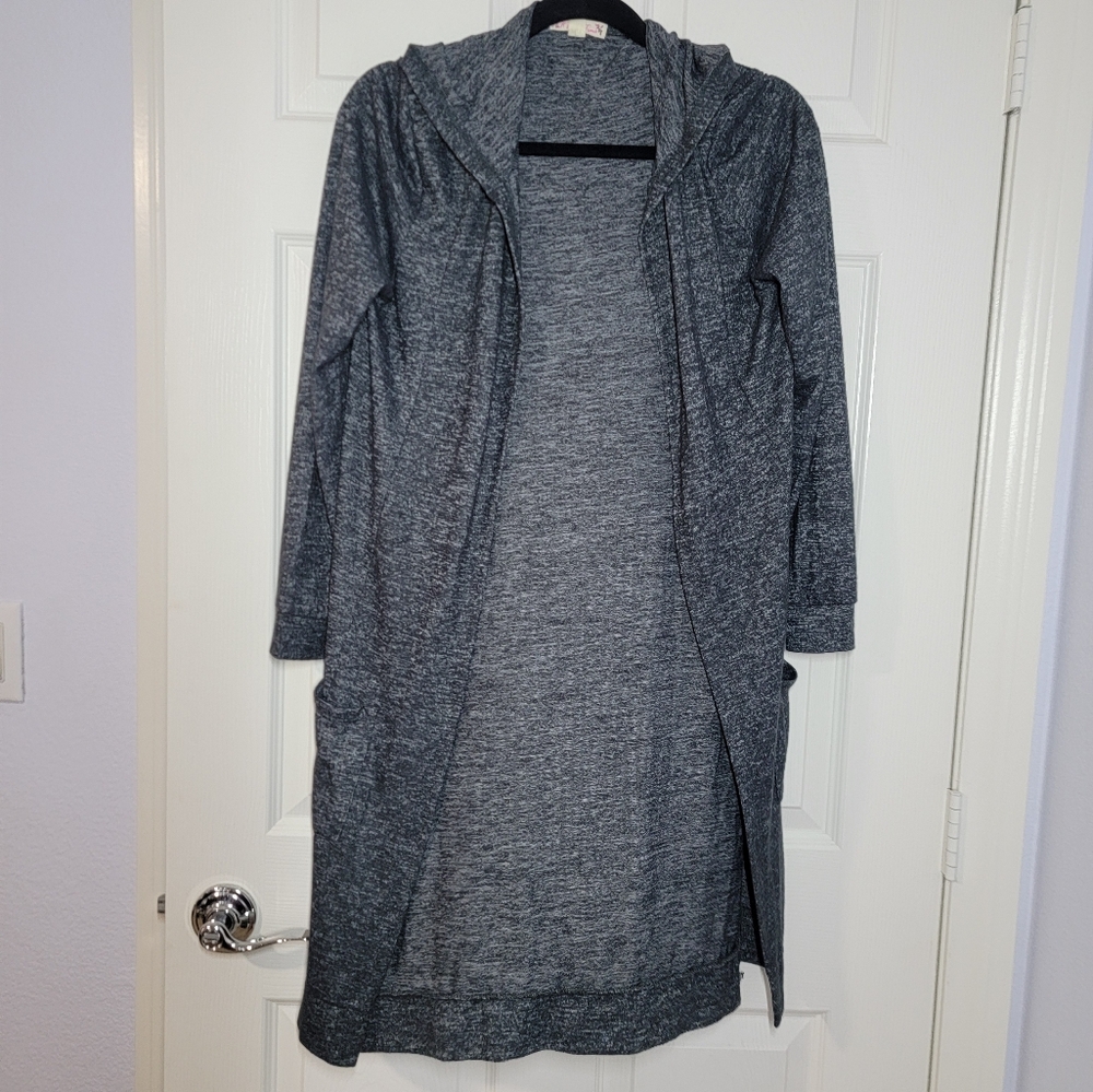 It's Our Time Charcoal Knit Cardigan